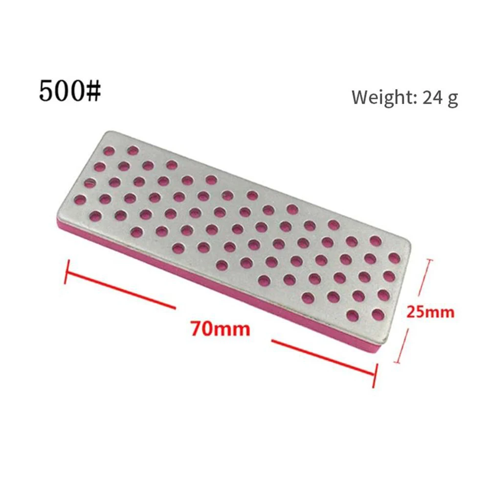 4pcs/Set Backing Whetstone Block For Ski Edge Skiing Sharpeners 240 360 500 1000 Grit Diamond Sharpening Hone Stone