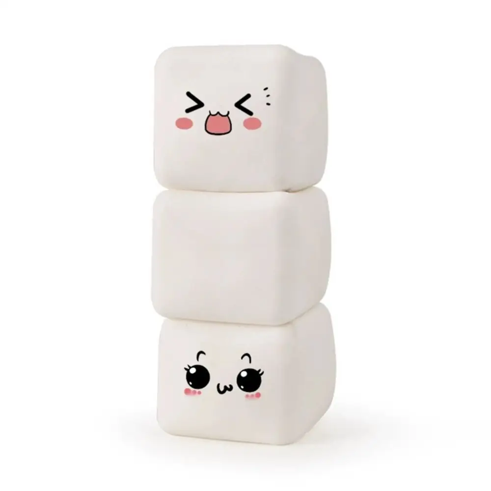 Rebound Play Square Tofu Pinching Stress Relief Simulation Tofu Stress Relief Slow Rebound Fidget Squeeze