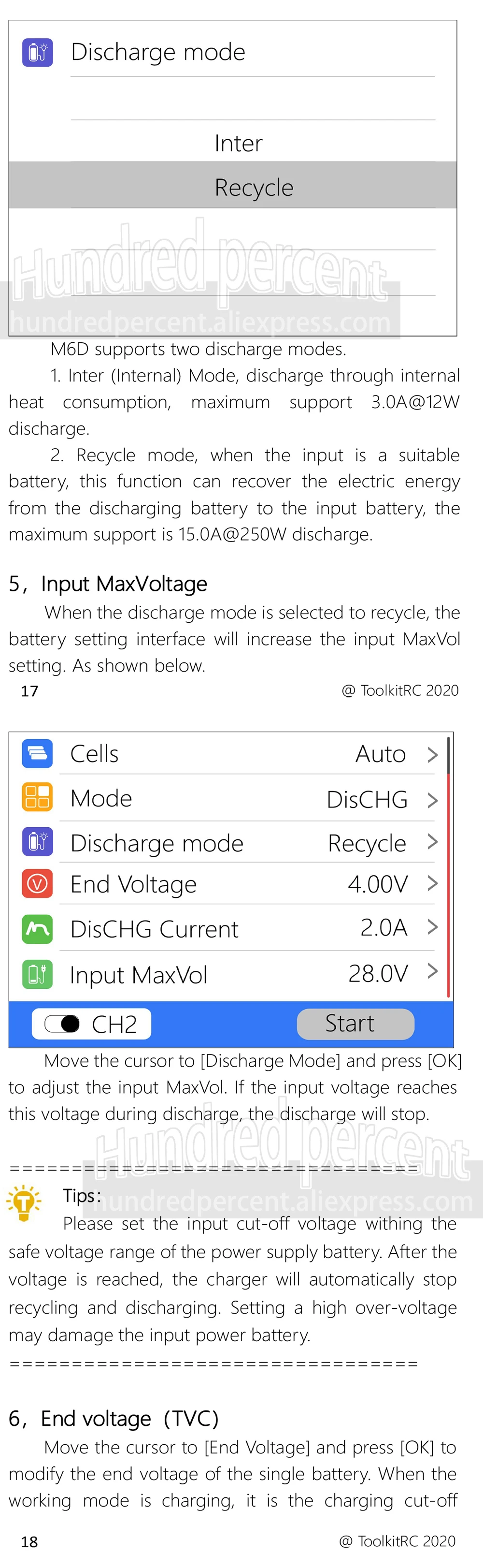 ToolkitRC M6D V3 500W 15A DC Dual Channel MINI Smart Ladegerät Entlader Für 1-6S Lipo Batterie FPV Modell Ersatzteil Ersetzen – Detail 35