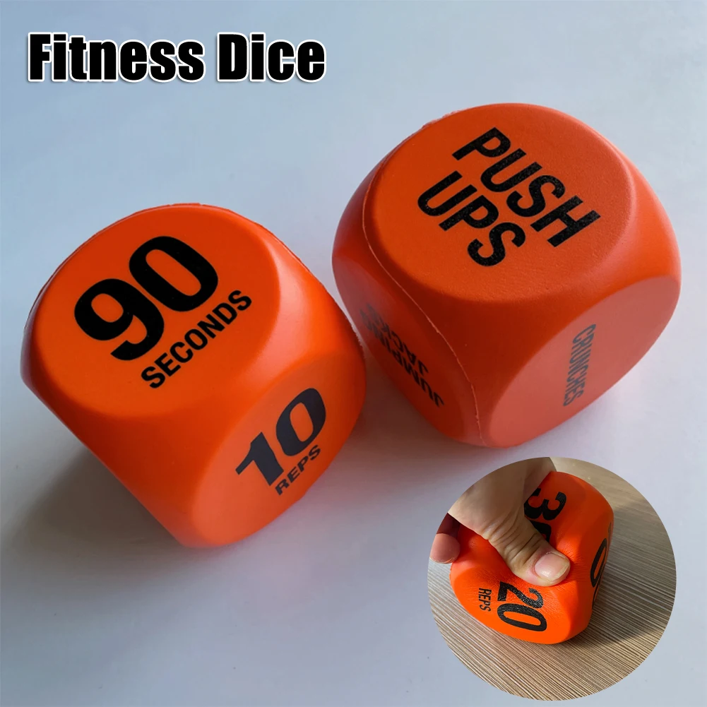 Exercise Decision Dices Portable Funny Fitness Decision Dice Compact Dynamic Workouts Dice for Home Gym Exercise Class