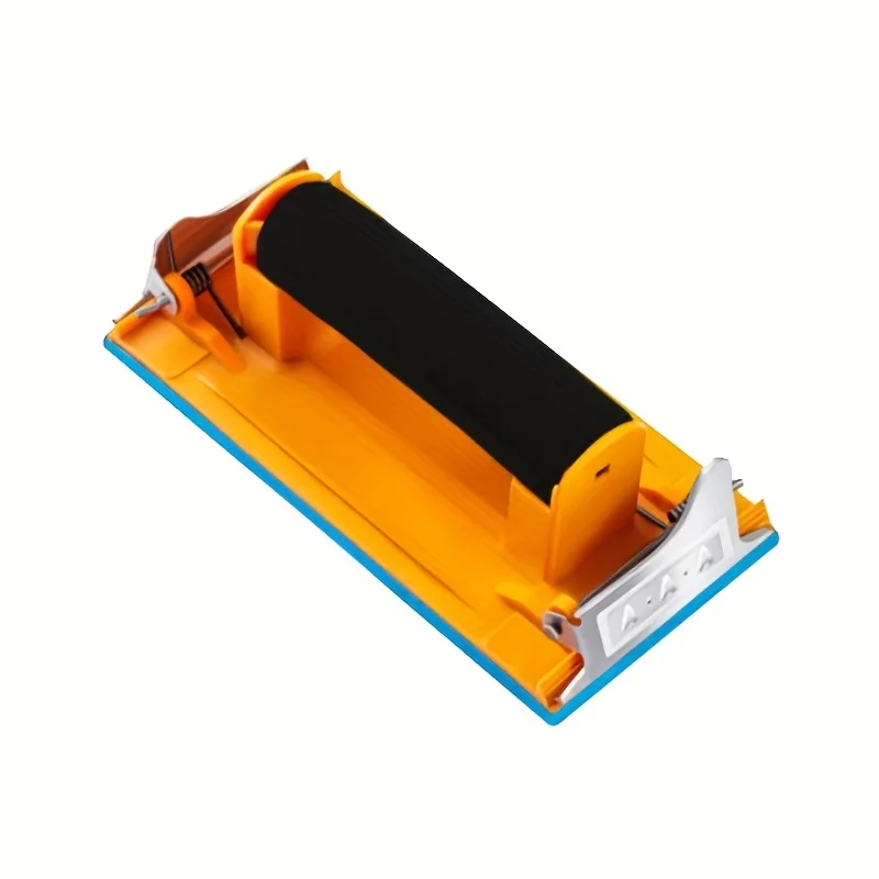 

Ручной держатель наждачной бумаги с губчатой ручкой — оранжевый и черный пластиковый деревообрабатывающий инструмент для плавной полировки и шлифования