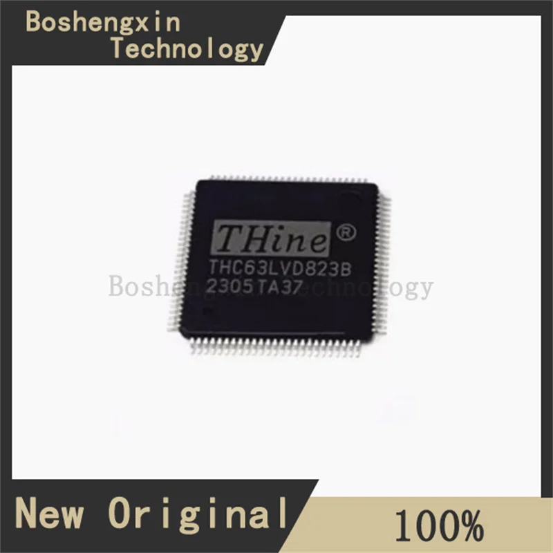 1 قطعة THC63LVD823B THINE واجهة تسلسلي deserializer TQFP100 حزمة THC63LVD823B