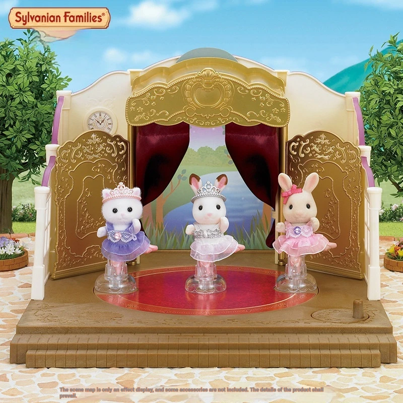 Autentico personaggio anime delle famiglie Sylvanian Simulazione Playhouse Toy Room Decorazione Giocattolo Regalo di Natale