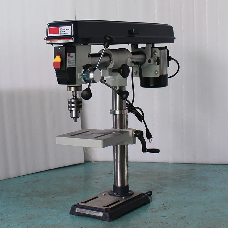 Drilling Machine Can Be Tilted 45 Degrees DP16R 230V-240V 550W Power Desktop Five-speed Rocker Arm Drilling Machine