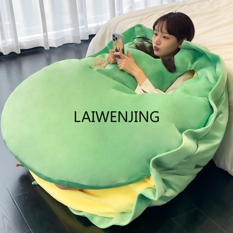 HLZ turtle shell throw pillow wearable doll sleeping bag doll plush oversized turtle shell