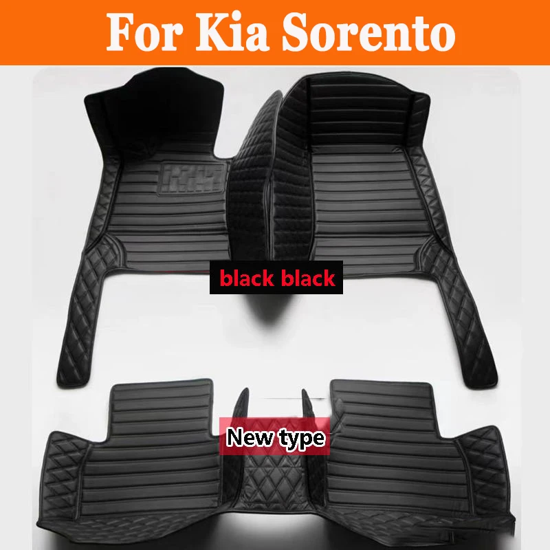 Car Floor Mats For Kia Sorento（Five Seats）2009 2010 2011 2012 Customauto Foot Pads Automobile Carpet Cover interior accessories