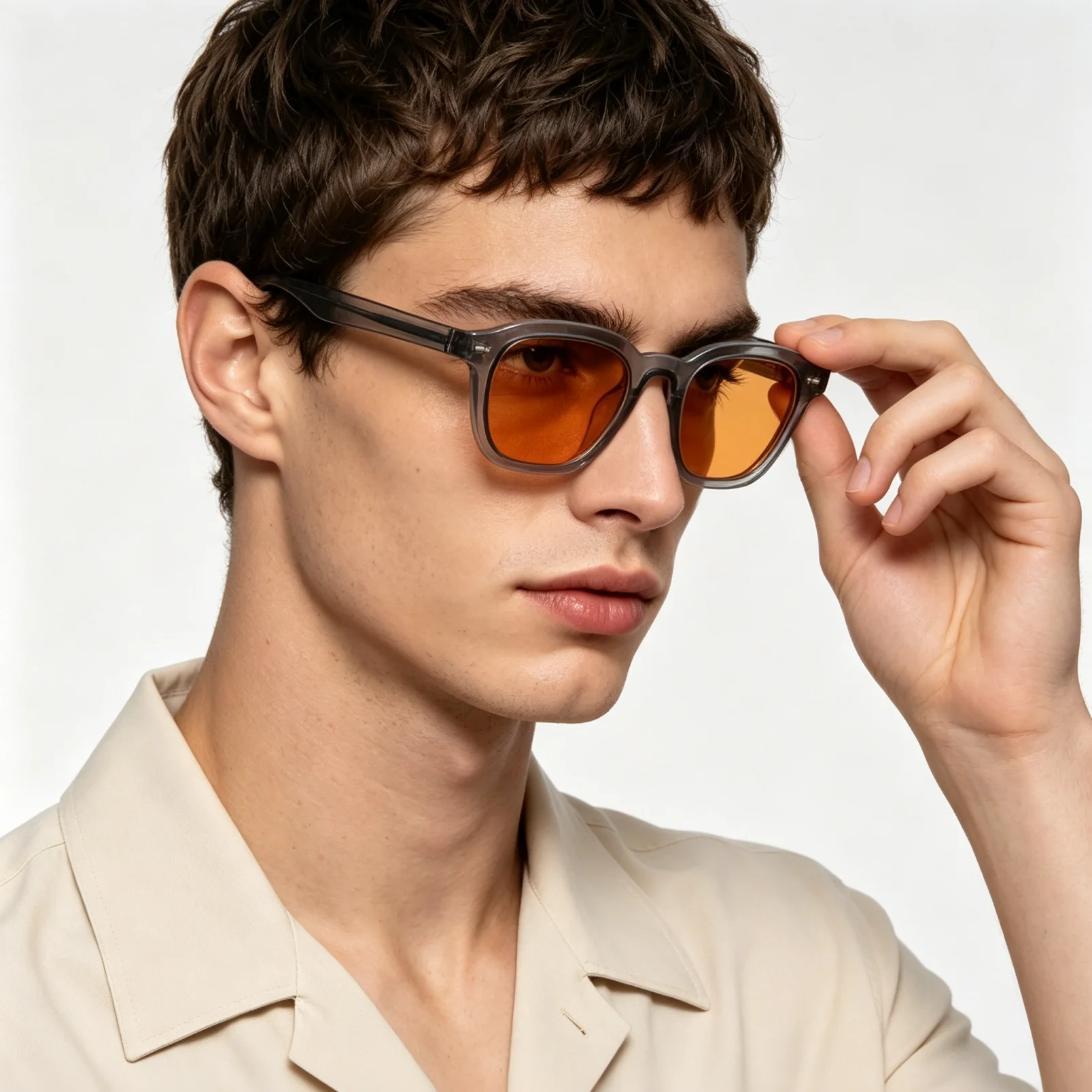 OKH Anti-Blaulicht-Brille für besseren Schlaf, orangefarbene Gläser für Männer, rote Gläser, Gaming-Brille, Schlafhilfe-Brille für Frauen – Detail 2