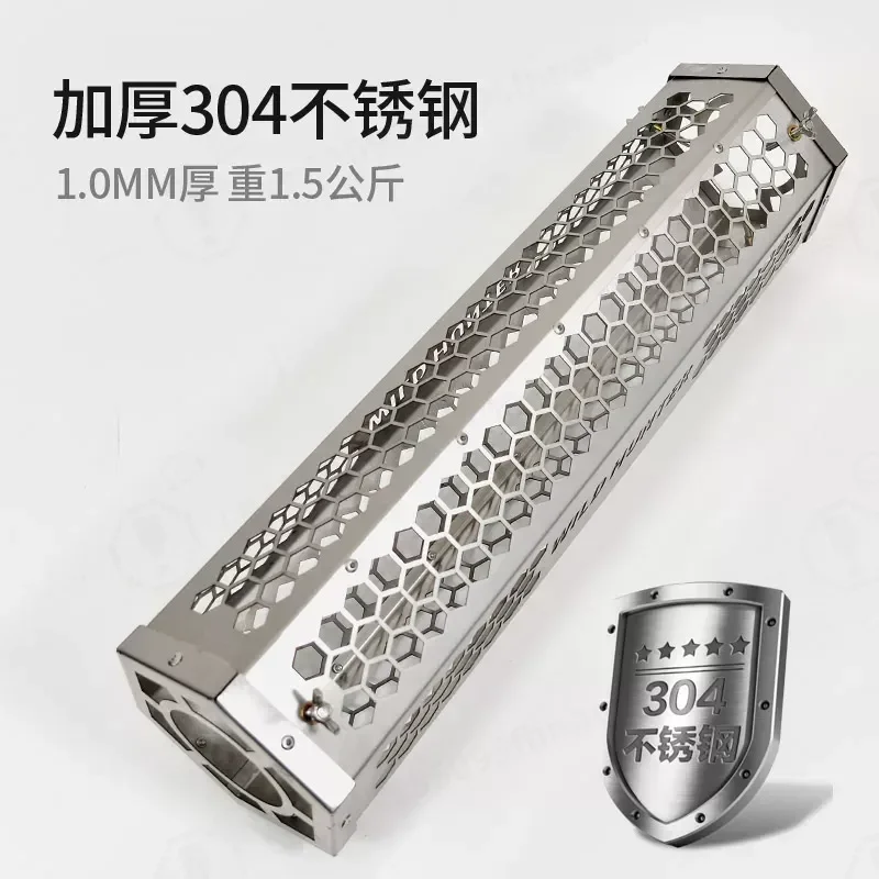 Stainless Steel Chimney Heat Shield Net Anti Scalding Protective Cover for Outdoor Wood Stove Smoke Pipe Extended Length