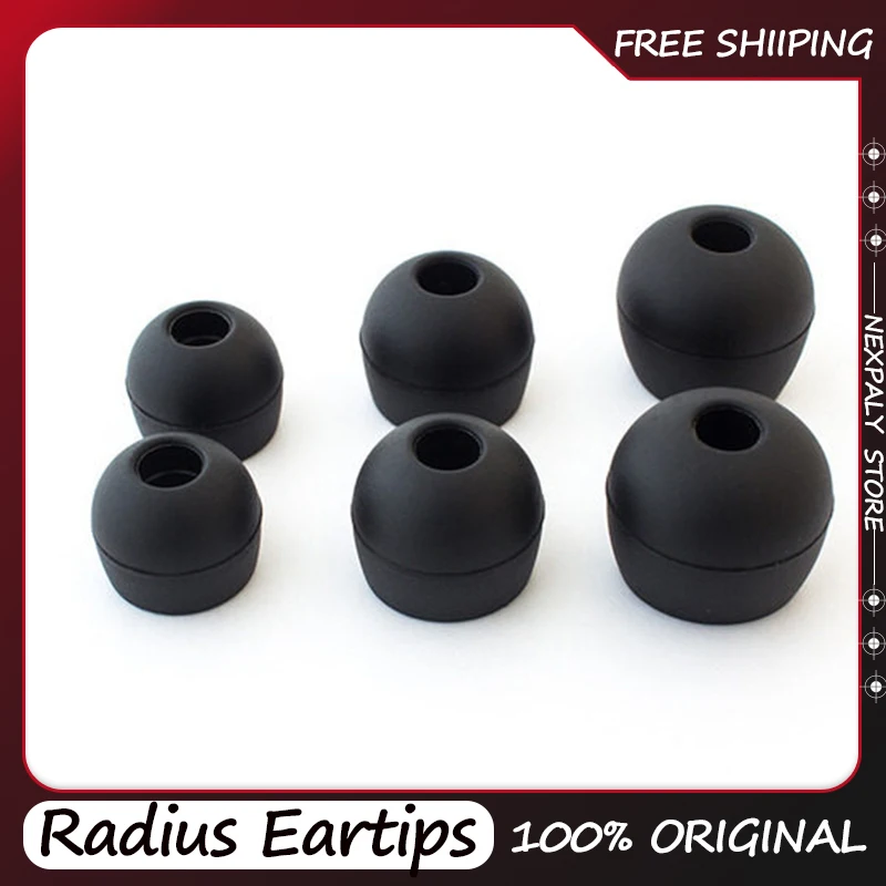 Radius Eartips Deep Mount Earpieces High Sound Isolation Replacement Eartips For Earphones Headphone accessories