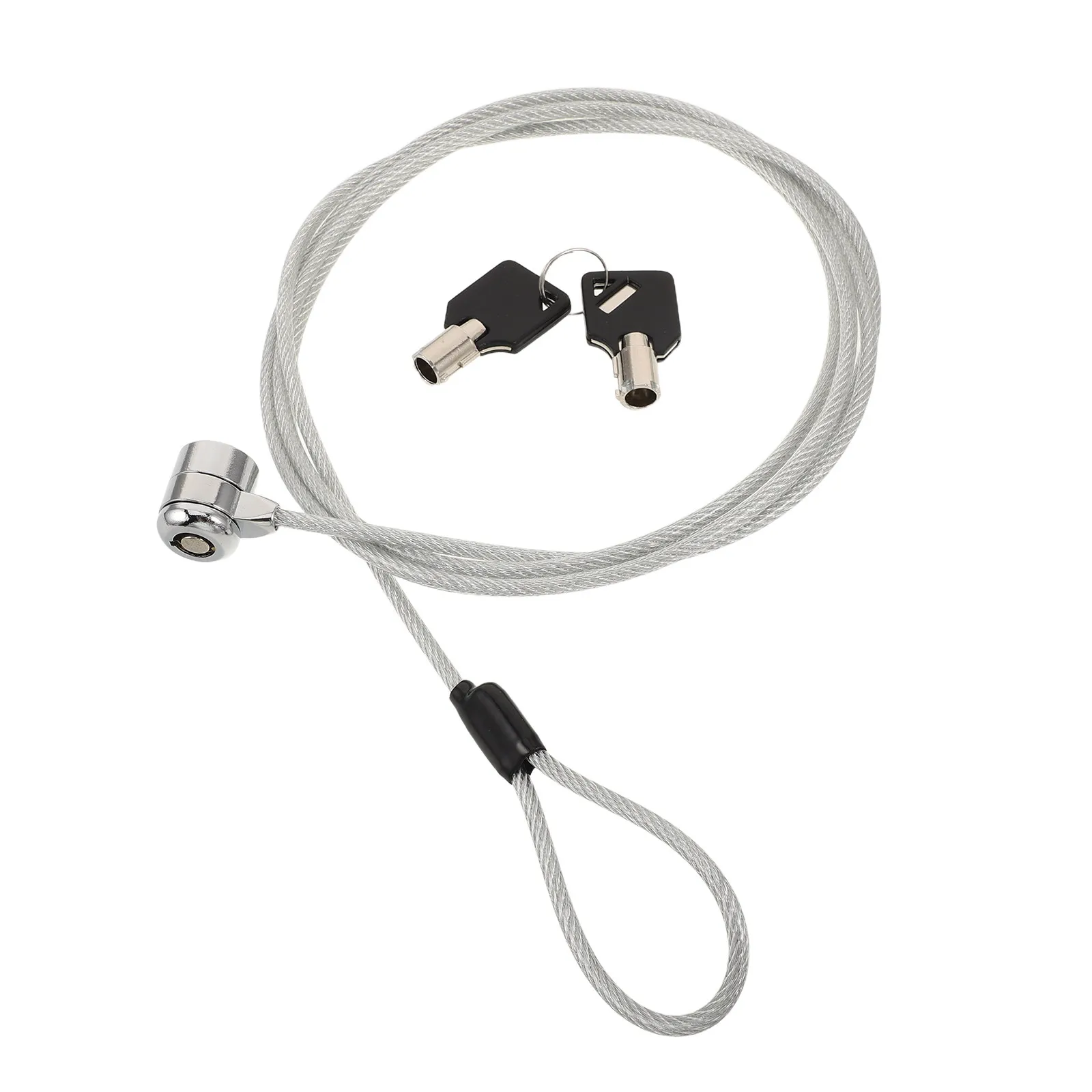 1Set Laptop Lock Cable Zinc Alloy Anti Theft Security Locking Cable for Notebook Projector Monitor Computer Security Protection - view 6