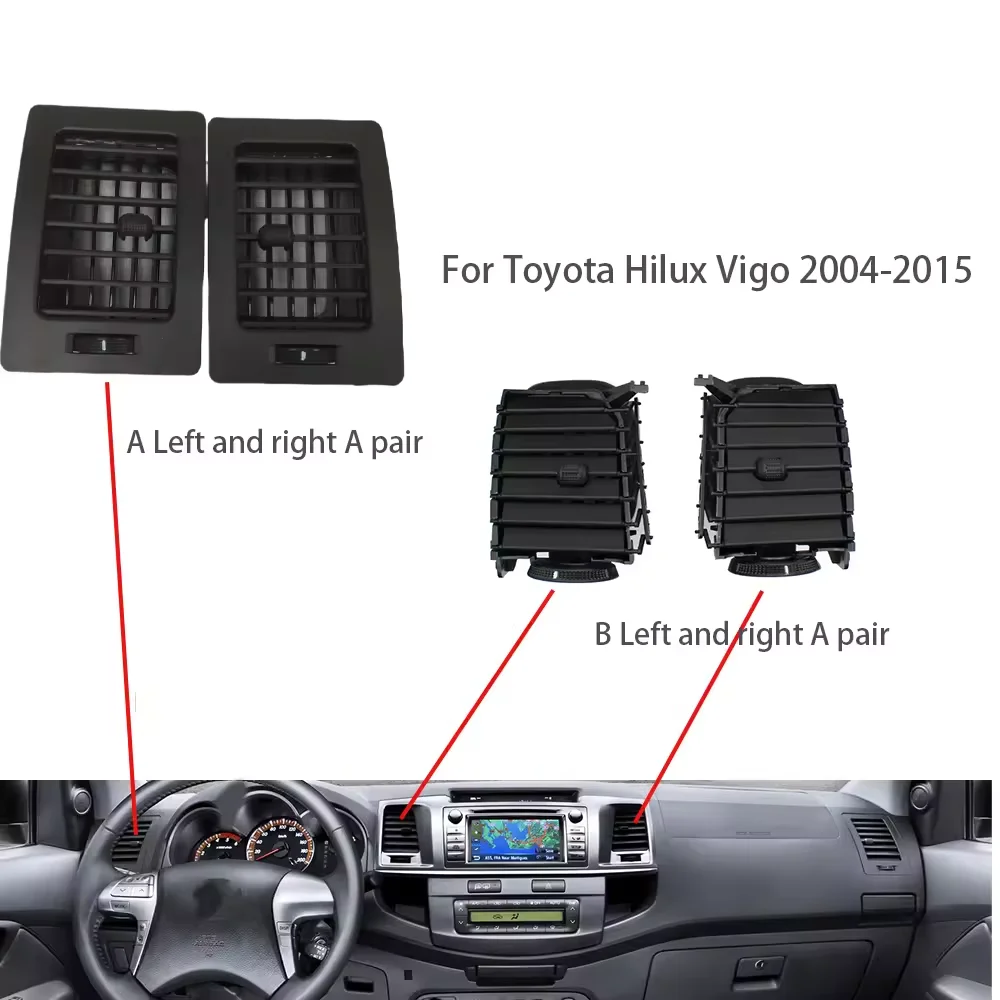 air vent outlet For Toyota HILUX VIGO 2004-2015 Dashboard Air Vent Panel