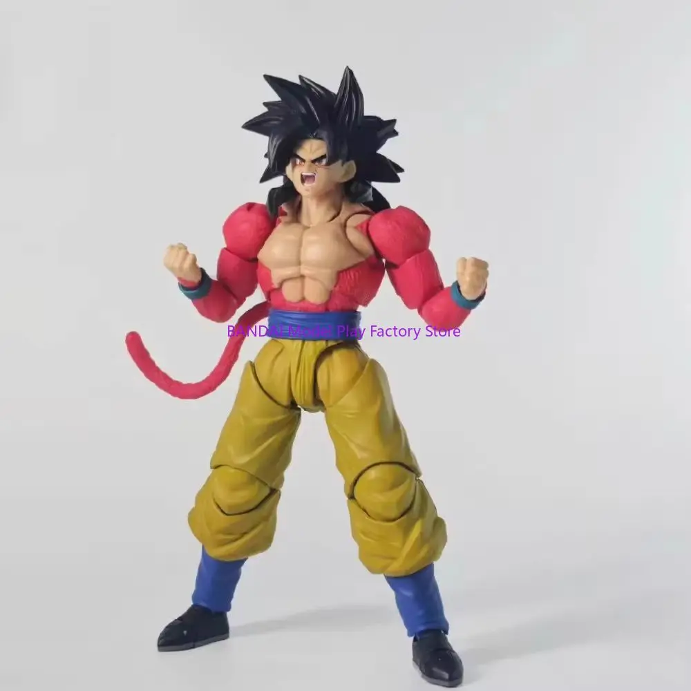 Spot Black Hole Dragon Ball SHF Super Saiyan 3 Battle Suit Battle Damage Son Goku Vegeta Anime Action Figures Model Gift Toy