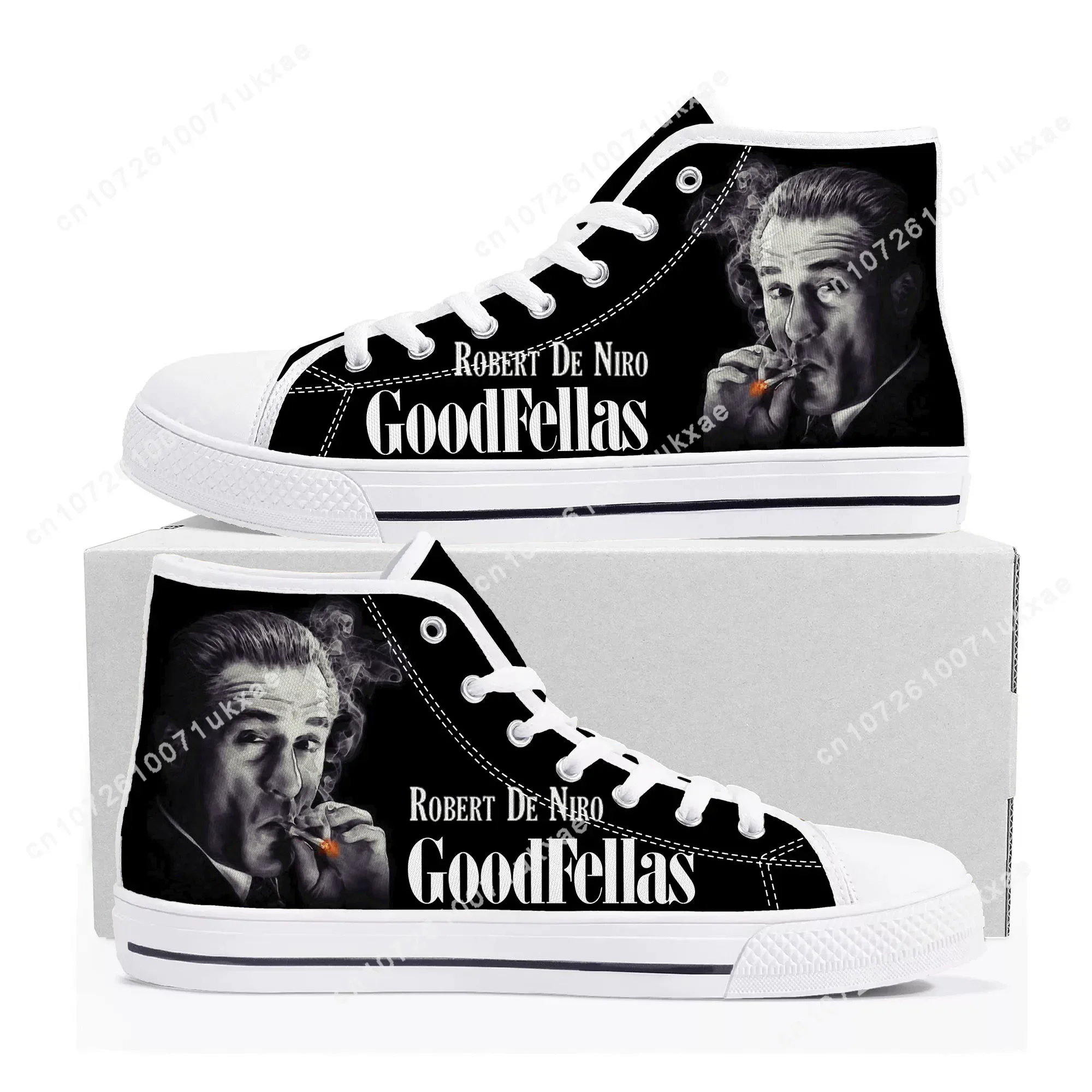 Goodfellas High Top Sneakers Mens Womens Teenager High Quality Robert De Niro Canvas Sneaker couple Casual Shoe Customize Shoes