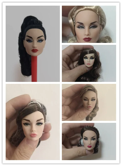 

30cm Original FR head FR doll heads Fashion license head quality doll heads girls Dressing DIY toy part