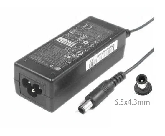 Power Adapter, ADS-40SG-19-3, 19V 1.3A, Barrel 6.5/4.3mm With Pin, 3-Prong