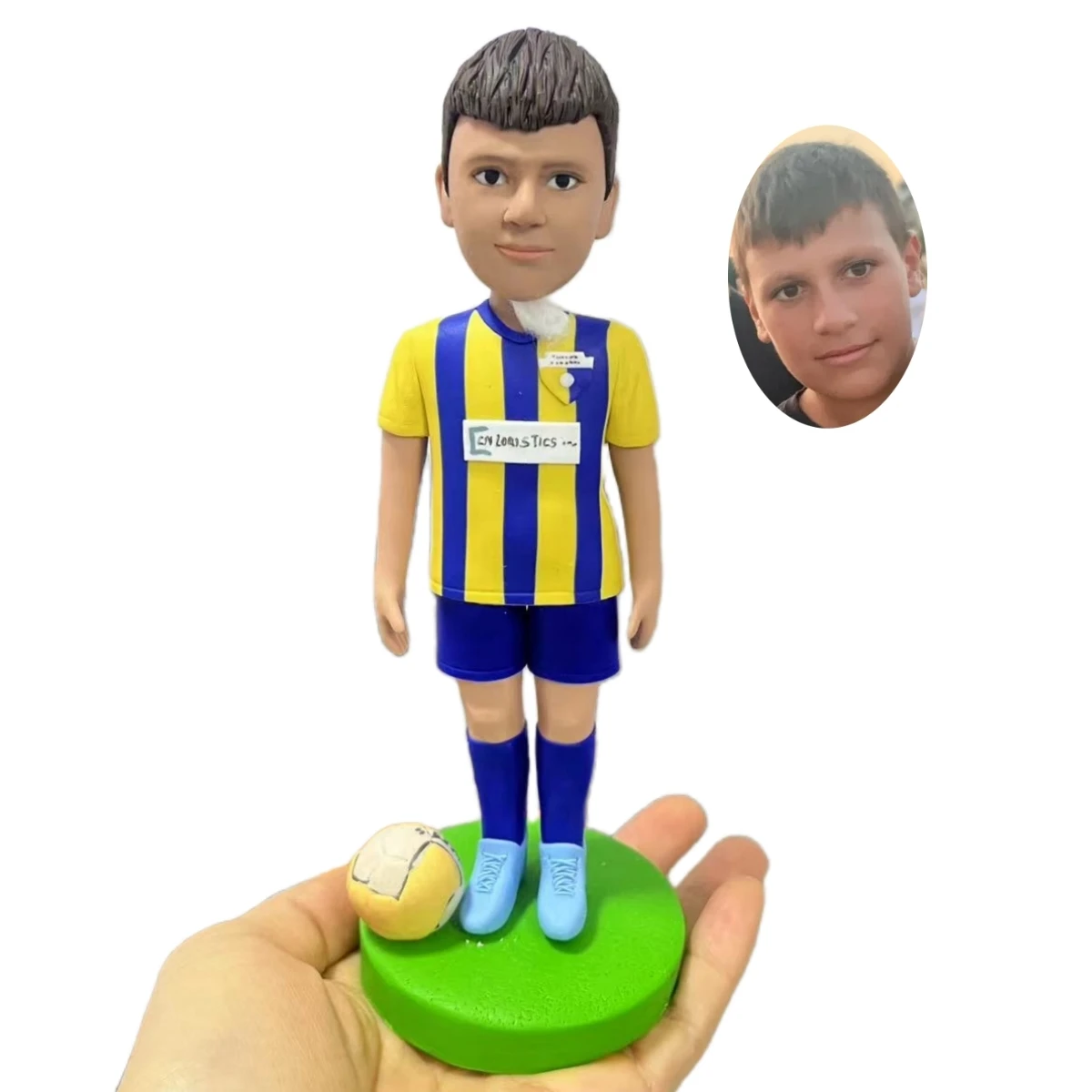 

Customized Children's Day Gift Personalized 18cm Loved Soccer Team Outfit Figurines for Kids