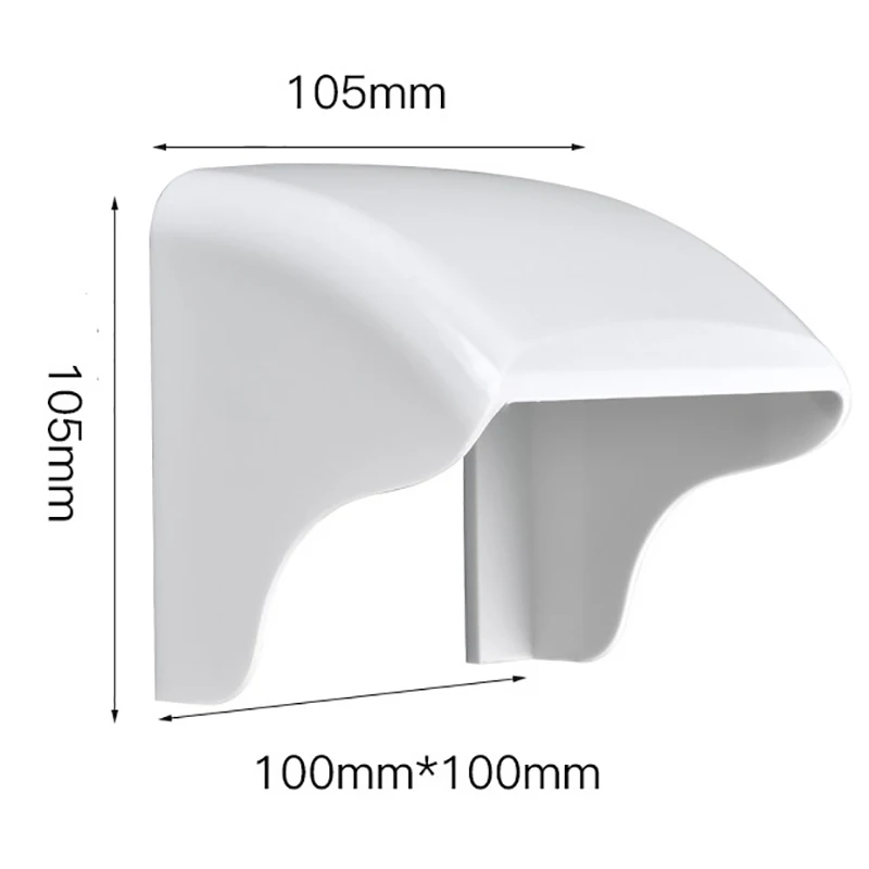 1PC 86 Tipo Rainproof Box Wall Light Switch Socket Protection Box Branco Plastic Outdoor Cover Waterproof Surface Box Socket