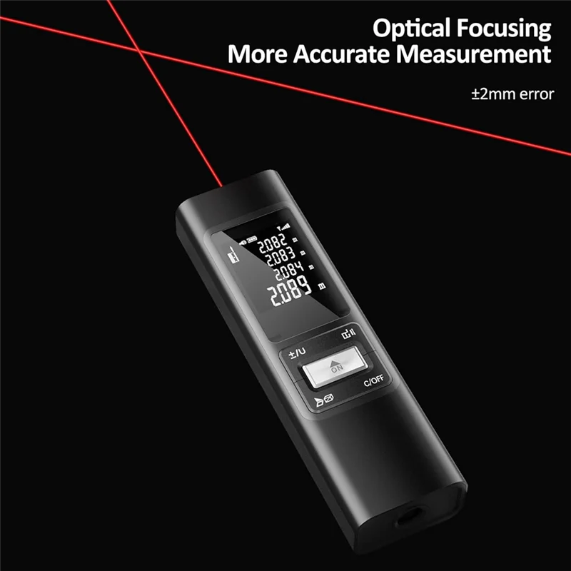 Veho-medidor de distância portátil localizador ± 2mm mini medidor de distância digital de alta precisão dispositivo de medição interna