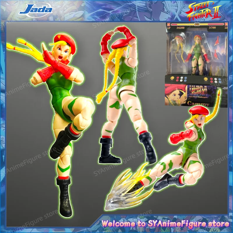

В наличии: Коллекционная фигурка Jada Toys Street Fighter II Кэмми, классическая версия, масштаб 1/12, 6 дюймов, JD34690, подарок для коллекционеров