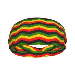 Sports Sweatband Breathable Headband Sweat Hair Head Band Jamaica Chevron Pattern Yoga Headband