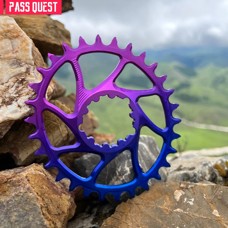 Multicolor For SRAM Gx xx1 Eagle GXP/DUB 3mm Offset PASS QUEST Crankset MTB Narrow Wide Chainring 28T 30T 32T 34T 36T Chainwheel