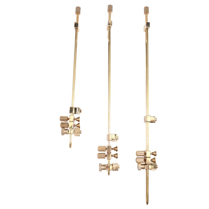 

XFDZ-3PCS Violin Brass Repair Crack Debug Clamps Luthier Making Tools Strip Type Middle Seam Clamp Back Panel Seam Clip