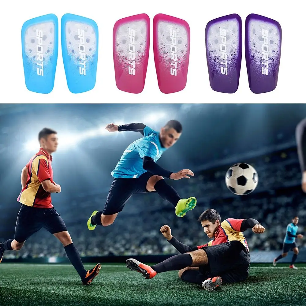 

Multicolor Soccer Shin Guards Thickened Shell Plastic Shinguards Durable and Impact Resistant Honeycomb Foam