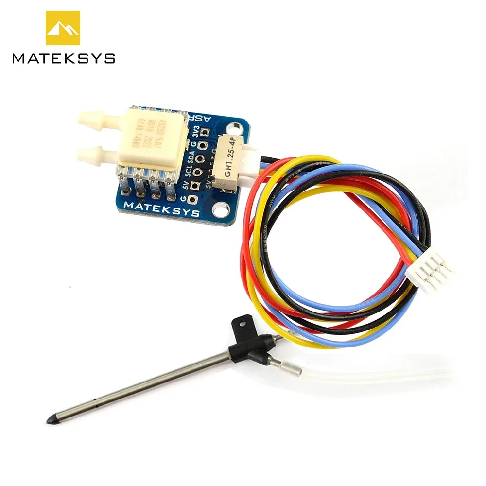 

MATEK ASPD-4525 DIGITAL AIRSPEED SENSOR 4~6V DC for F405-WING F411-WING F722-Wing Flight Controllers RC FPV Racing Drone Parts