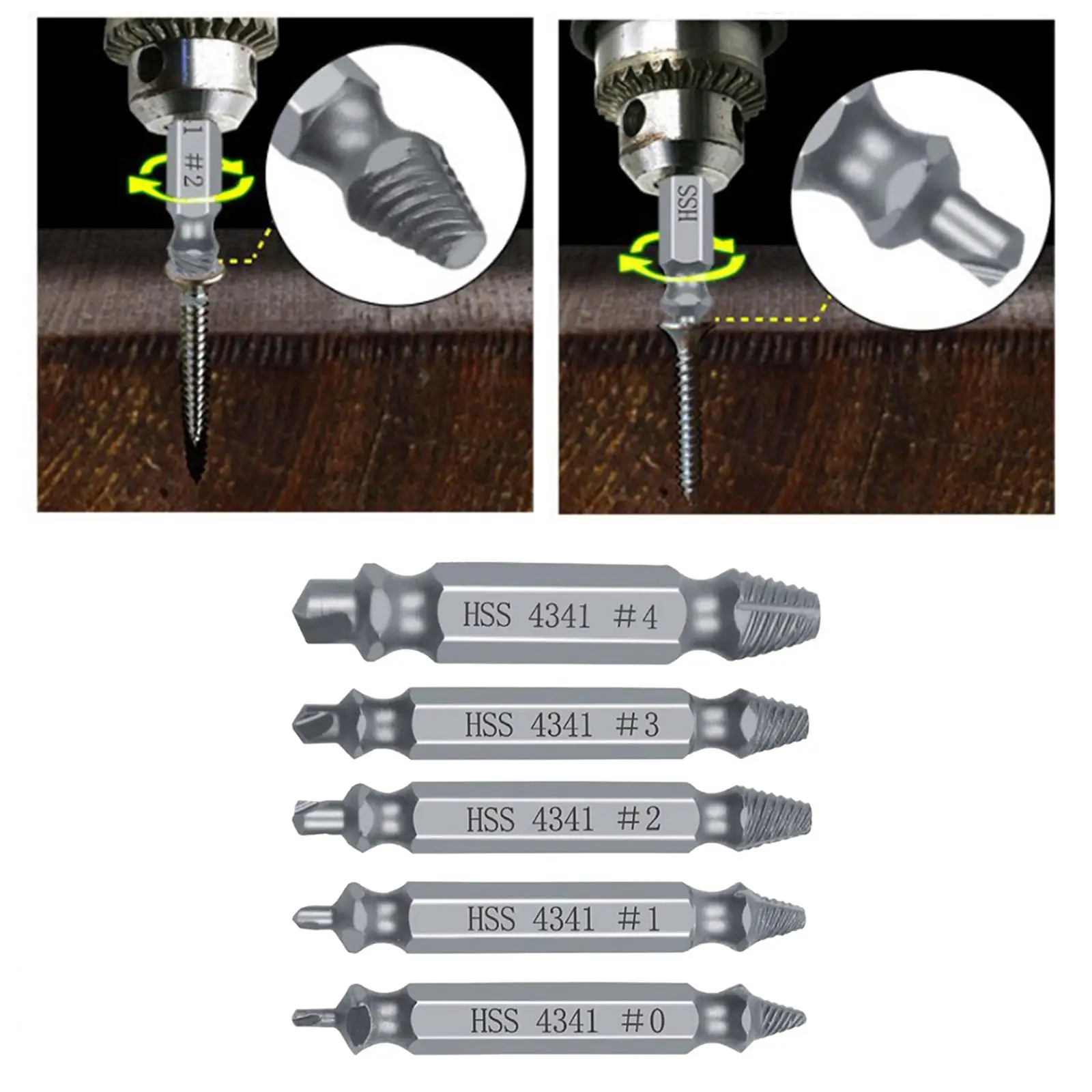Professional Tool Set for Damaged Thread Connections And Screw Removal
