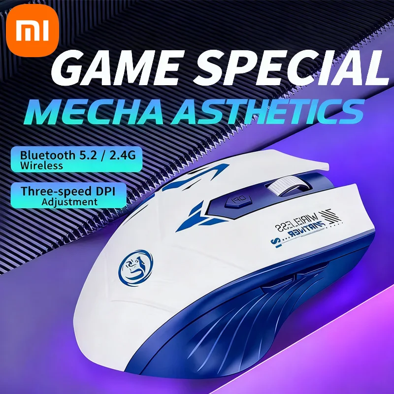 

Xiaomi Mouse 2,4G Беспроводная Bluetooth двухрежимная мышь Перезаряжаемая бесшумная портативная мышь для ноутбука Офисная игровая универсальная мышь