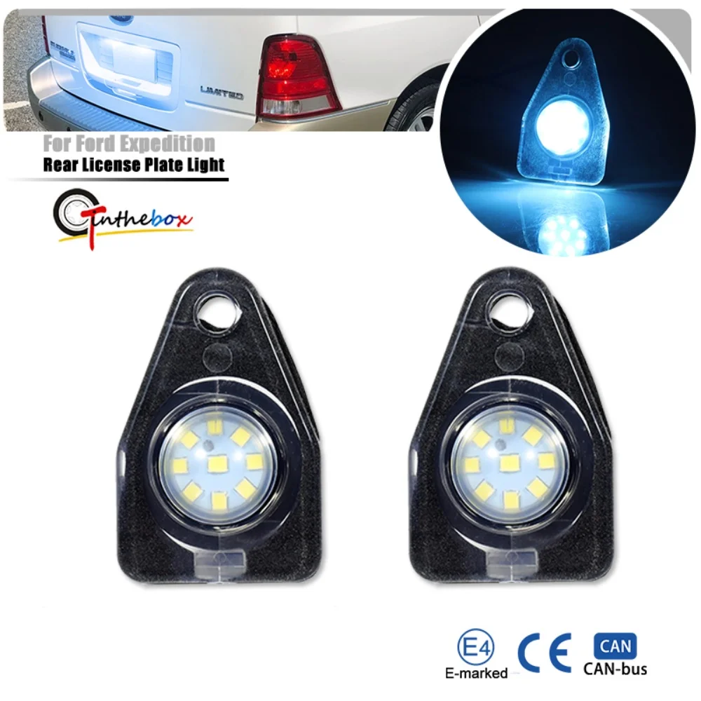 LED License Plate Lights For Ford Expedition Freestar Freestyle Taurus For Lincoln Aviator Navigator For Mercury Monterey Sable