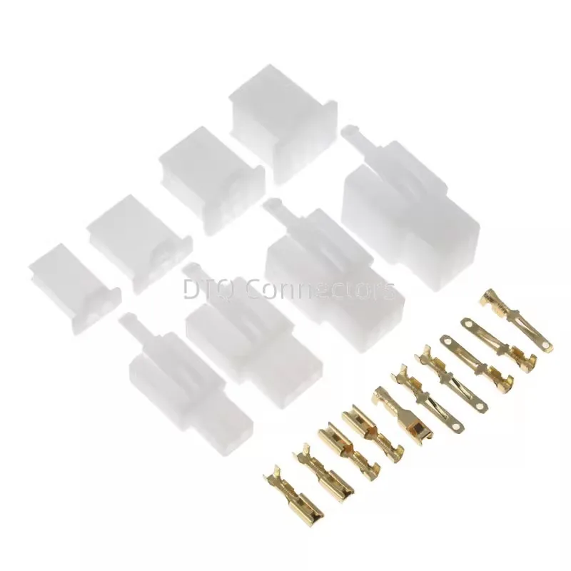 10/20pcs 2.8mm 2/3/4/6/9 pin Automotive 2.8 Electrical wire Connector Male Female cable terminal plug Kits Motorcycle ebike car