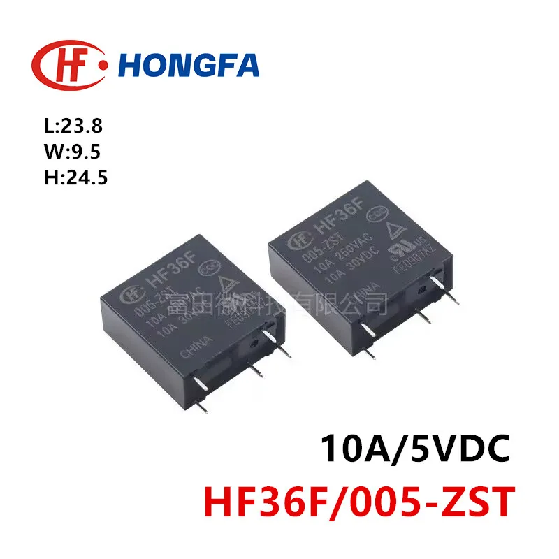 

1Pcs HONGFA Relay HF36F-005-ZST 5Pin 10A 5VDC Power Relay A Set Of Conversions