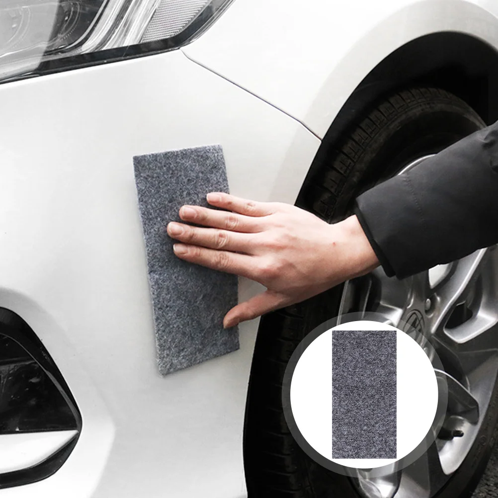 5 Pcs Car Paint Repair Cloth Polishing Cloths Decontamination Cars Scratch Remover Nano Sparkle