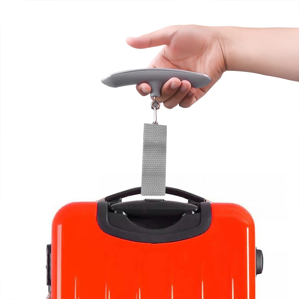 50kgX10g Bilancia Elettronica Pesi Bilancia Valigia elettronica Bilancia per bagagli Valigia da viaggio digitale Strumento di pesatura da pesca