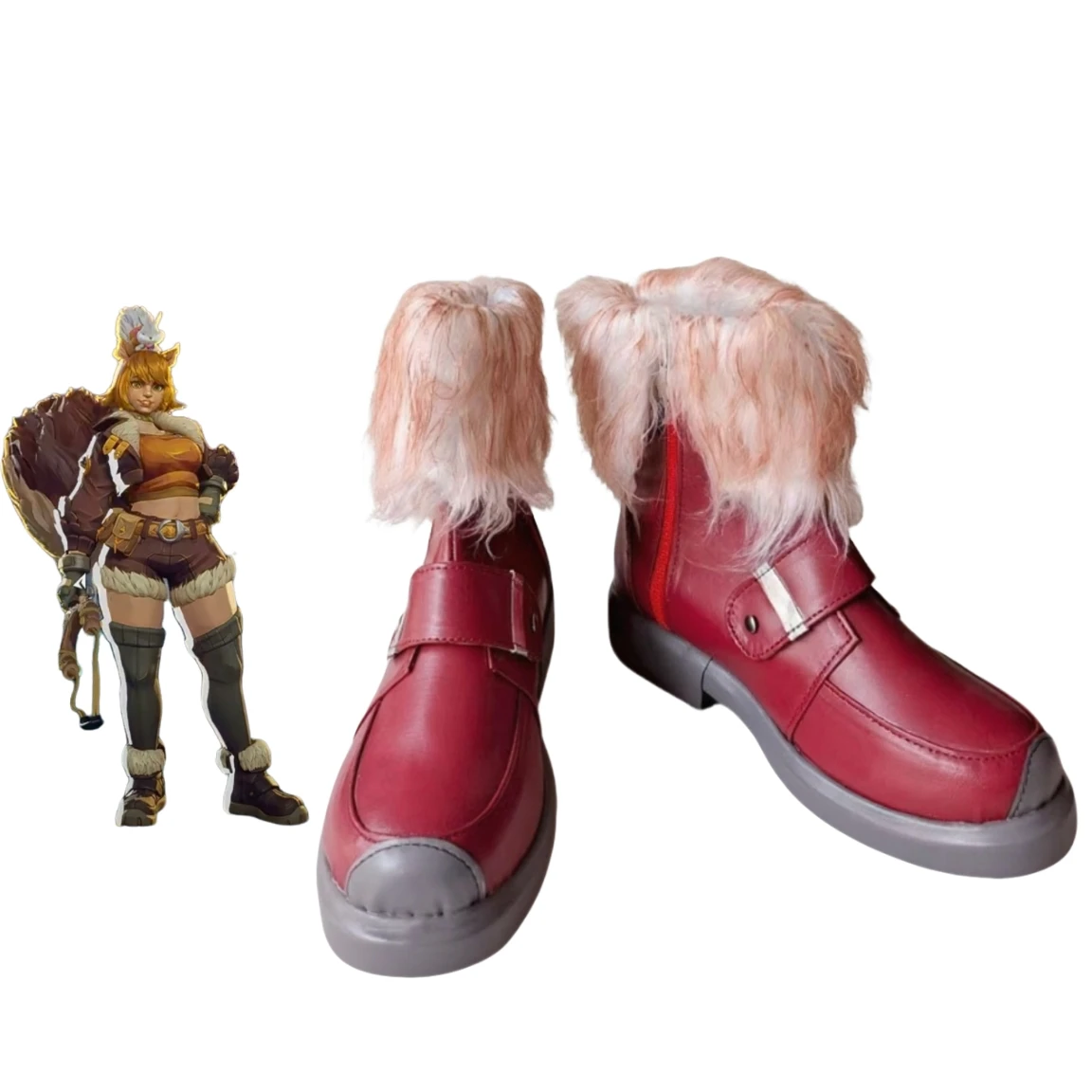 Squirrel Girl Doreen Green Cosplay Shoes Boots Halloween Costume Accessories Props Made