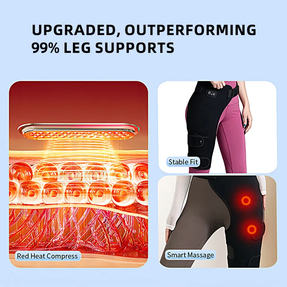 Red Light Massage Crotch Protector Double Straps Stable Design