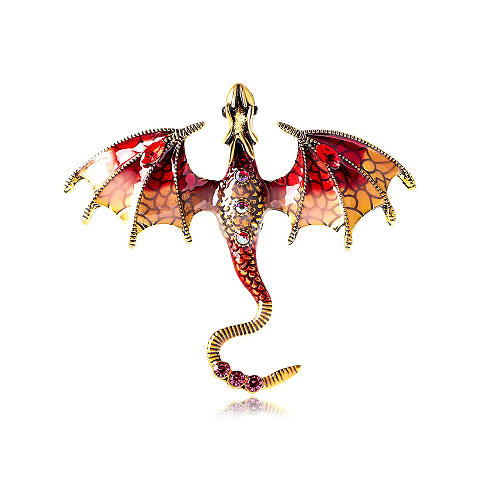 Flying Dragon Brosche Damen Herren Kleidung Abzeichen Schmuck Accessoires Kinder Party Geschenk – Detail 6