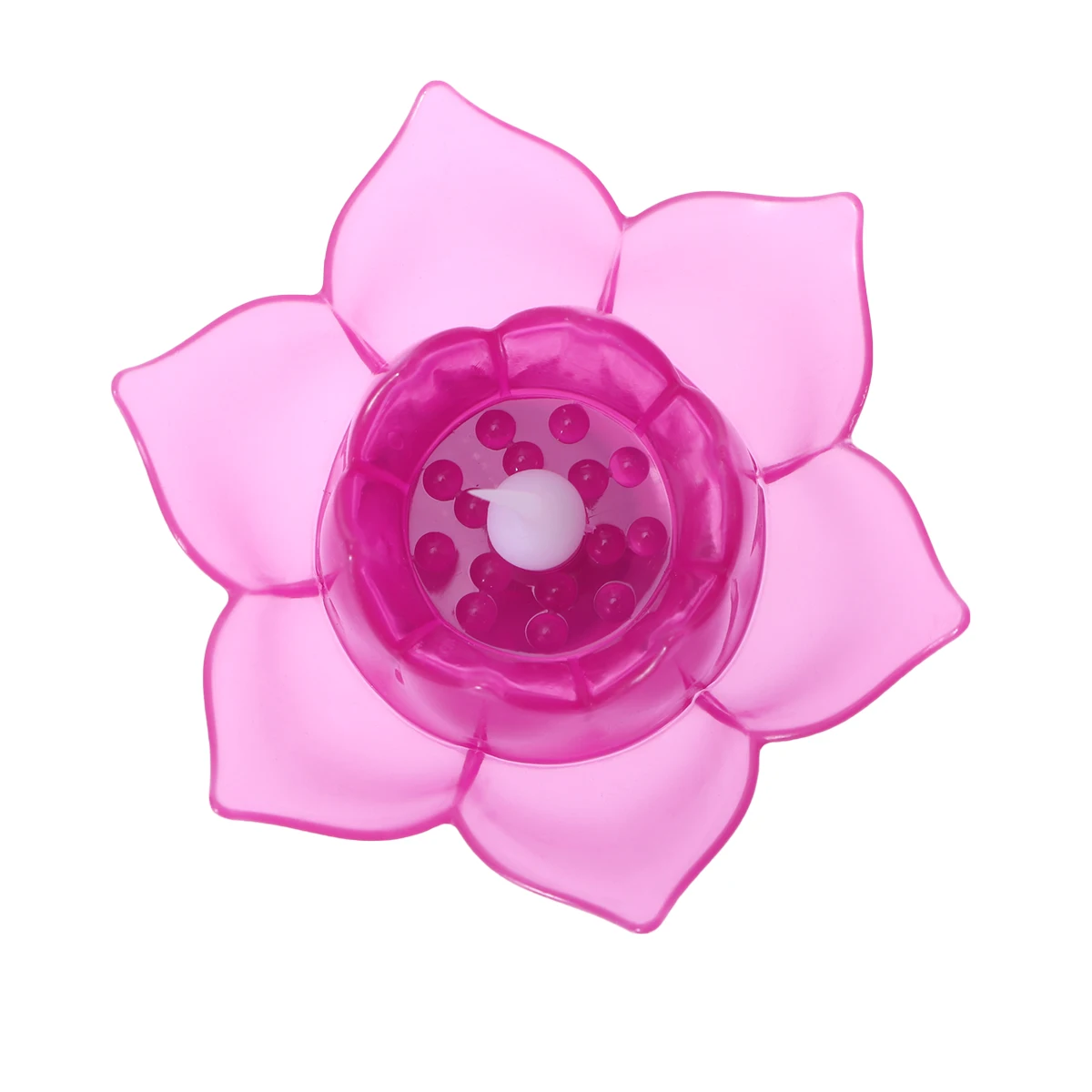 

LED Lotus Lamp Floating Flameless Wax Candles Realistic Flickering Light Home Decor Party Wedding Festival