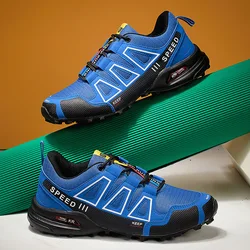 Men's Hiking Shoes Outdoor Leisure Sports Shoes Mountain Cycling Sports Shoes Comfortable Waterproof Outdoor Hiking Shoes