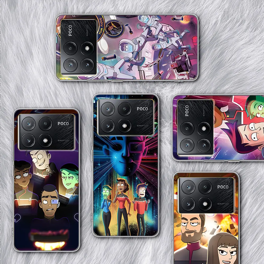 Star Trek Lower Decks Case for Xiaomi Poco X6 F3 M5 X5 F1 F4 X3 NFC M3 M5s X4 GT F5 M4 F2 Pro Transparent Silicone Phone Cover