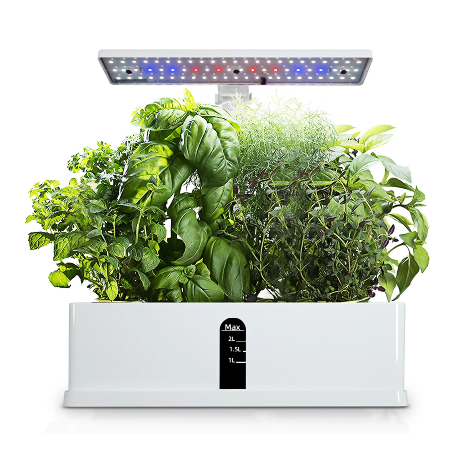 2L Smart Hydroponics Growing System Indoor Garden Kit 9 Pods Automatic Timing with Height Adjustable 15W LED Grow Lights