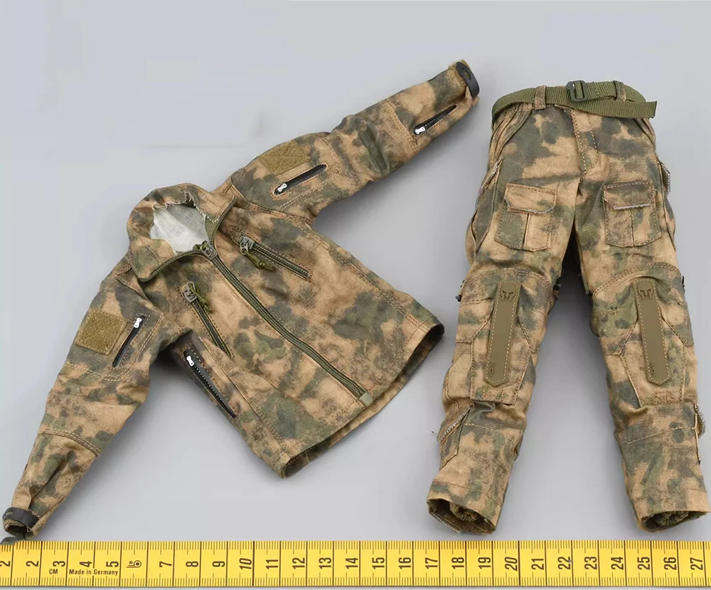 

DAMTOYS DAM 78097 Russian Special Response Team Male Military Mini Uniform Dress Suit Tops Coat Pant with Belt For 12" Doll 1/6