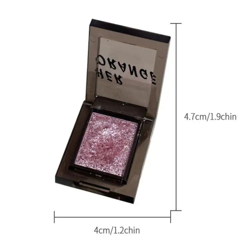 Einfarbige Lidschatten-Palette, rauchig, süß, kühle Töne, matt, schimmernd, hochintensives Pigment-Augen-Make-up, natürlicher Look, langes Tragen