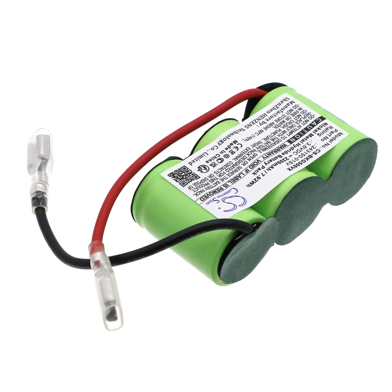 CS Replacement Battery For Black&Decker GS500 243150-01SV 2200mAh / 7.92Wh Vacuum