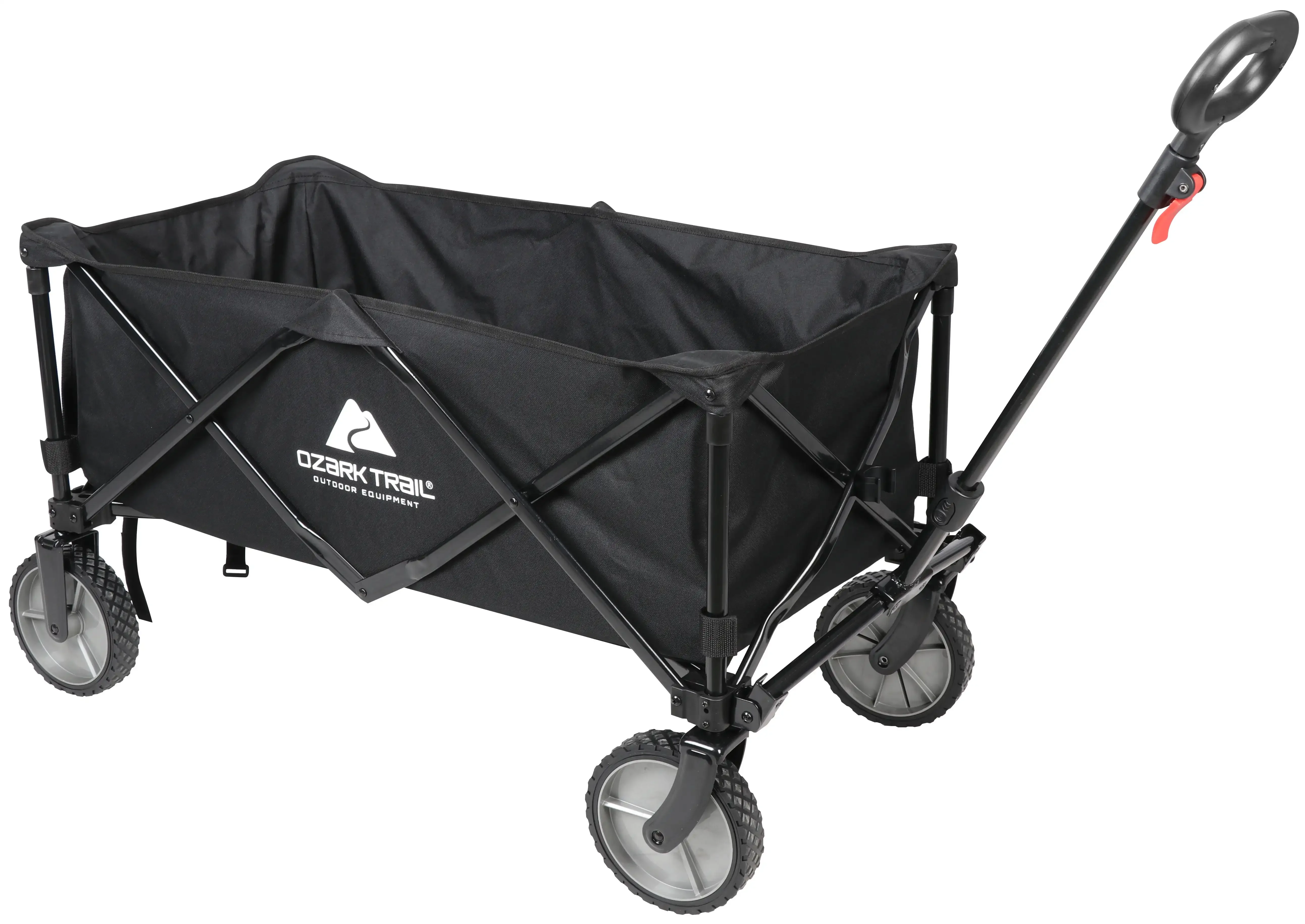 

Ozark Trail Multi-Purpose Big Bucket Cart, Black Wagon, 24 inches in Height