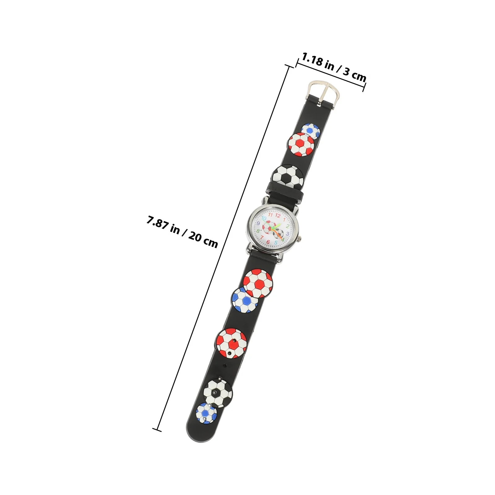 أزياء كرة القدم ووتش الكرتون 3D الرياضة تصميم مثالي هدية عيد ميلاد الرياضة ووتش ل