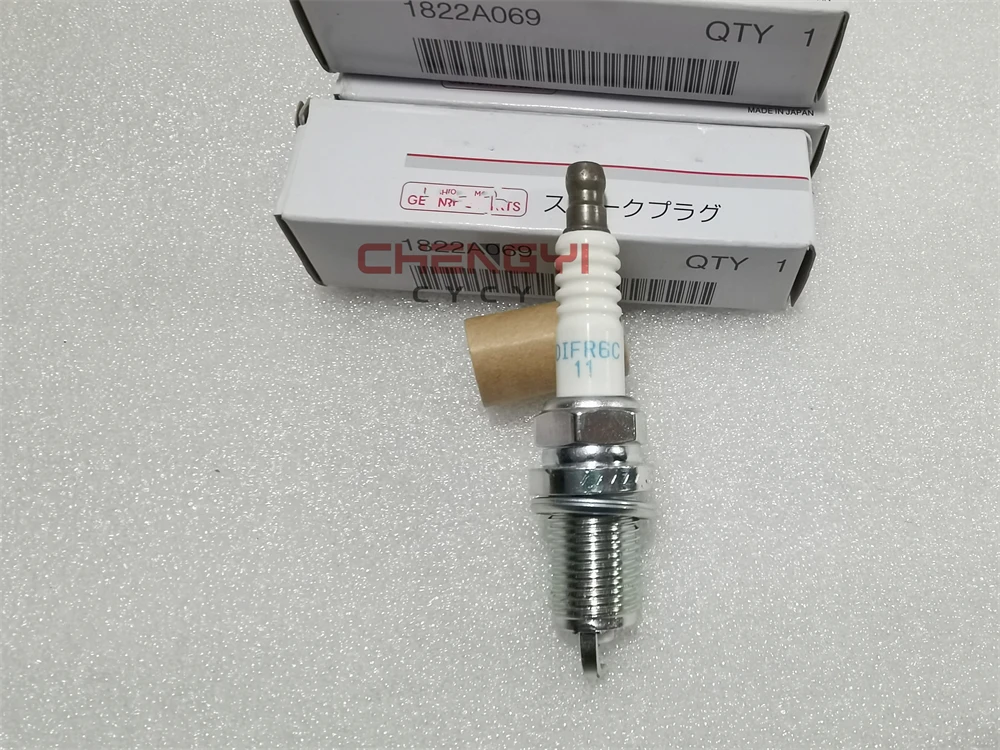 6PCS Spark Plug For Mitsubishi Pajero V93W Outlander CW4W CV4W CY4W GA2W 1822A069 DIFR6C