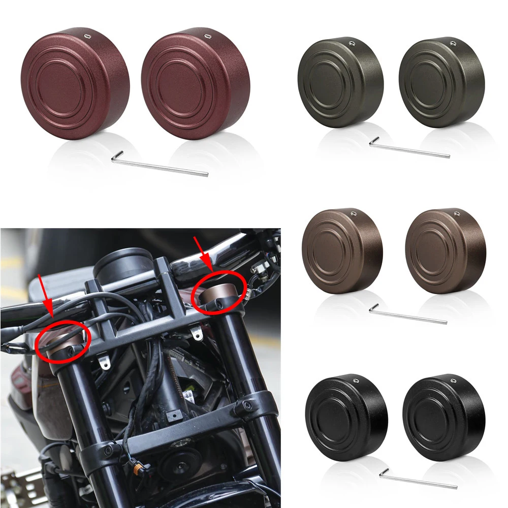 

Motorcycle Fork Top Cap Cover Accessories Aluminum Custom Motorcycle Accessories For Harley Sportster S 1250 RH1250S 2021 2022