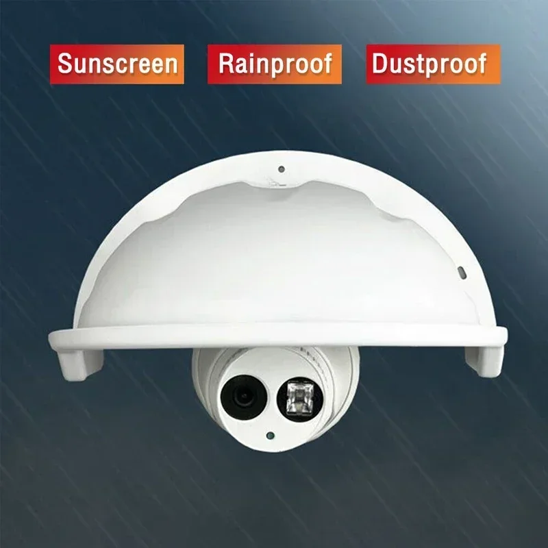 Outdoor CCTV Security Camera Rain Cover Monitor Camera Dustproof Sun-proof Protector Sun Shade Cover Home Supplies